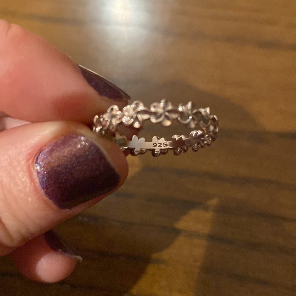 Sterling silver stack rings - Picture 5 of 7